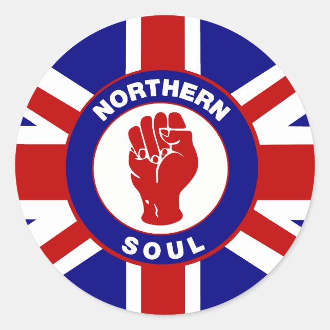 Sticker Rond Jack de l'Union de l'âme du Nord (Devant)