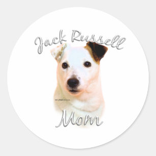 Sticker Rond Jack Russell Terrier Maman 2