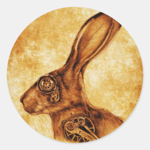 STICKER ROND JACK STEAMPUNK