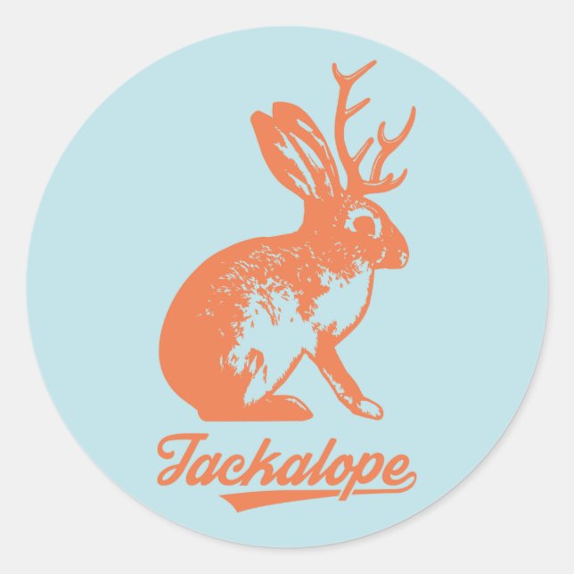 Sticker Rond Jackalope テ カ (小20枚 入 り) (Devant)