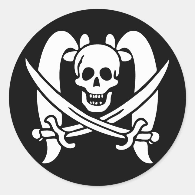 Sticker Rond Jackie Rackham (Devant)