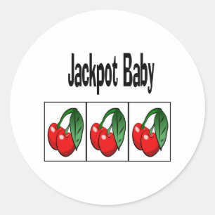 Sticker Rond Jackpot Baby