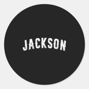 Sticker Rond Jackson Clic