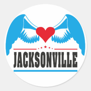 Sticker Rond Jacksonville