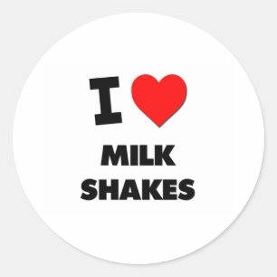Sticker Rond J'adore les serres de lait