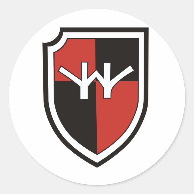 Sticker Rond Jagdgeschwader 6 Horst Wessel (Devant)