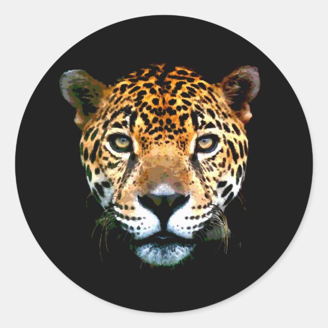 Sticker Rond Jaguar (Devant)