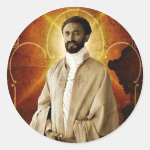Sticker Rond Jah Rastafari Rasta Livity INI Roots