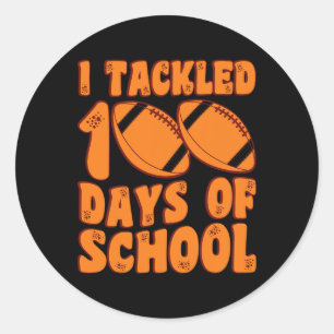 Sticker Rond J'Ai Attaqué 100 Jours De Football Scolaire 100E D