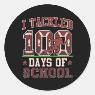 Sticker Rond J'Ai Attaqué 100 Jours De Football Scolaire 100E J