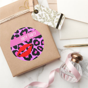 Sticker Rond J'ai été sale Fête de célébration de 30e anniversa