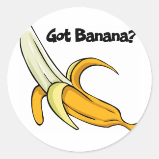 Sticker Rond J'ai la banane