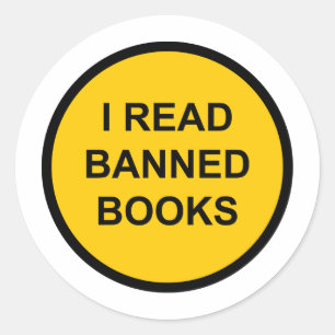 Sticker Rond J'Ai Lu Des Livres Interdits