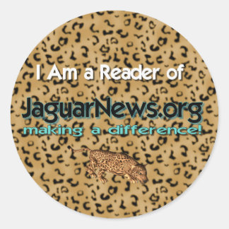Sticker Rond J'ai lu le Jaguar News