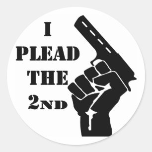 Sticker Rond J'Ai Prêté Le Jeu Du 2E Amendement