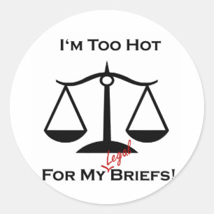 Sticker Rond J'ai trop chaud...