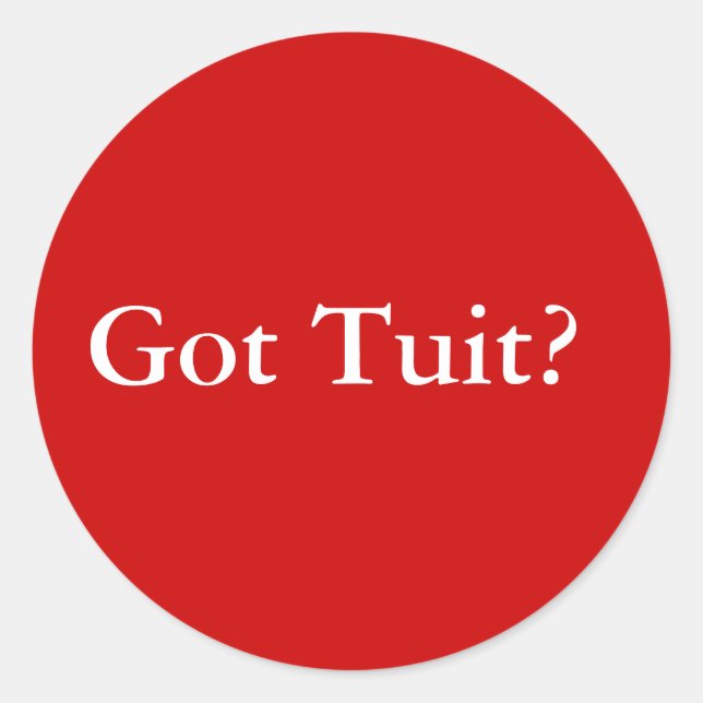 Sticker Rond J'Ai Tuit (Devant)