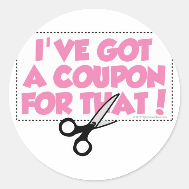 Sticker Rond J'ai un bon pour ça (Devant)