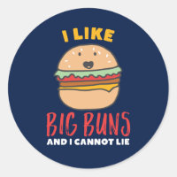 J'aime Big Buns Funny Burger et Fast Food Puns