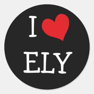 Sticker Rond J'Aime Ely
