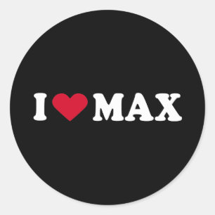 STICKER ROND J'AIME LE MAX