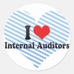 Sticker Rond J'aime les commissaires aux comptes internes