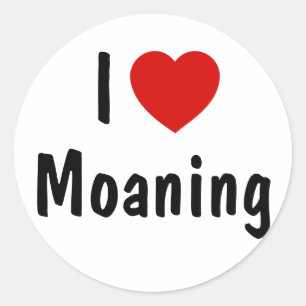 Sticker Rond J'Aime Moaning