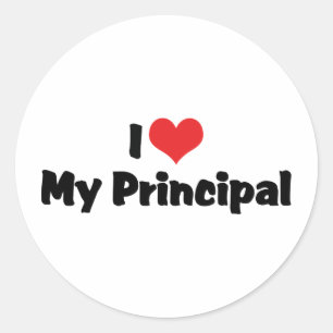 Sticker Rond J'aime mon directeur