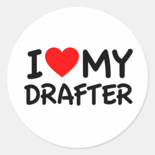 Sticker Rond J'aime mon rédacteur