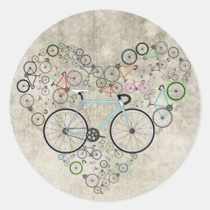 Sticker Rond J'Aime Mon Vélo