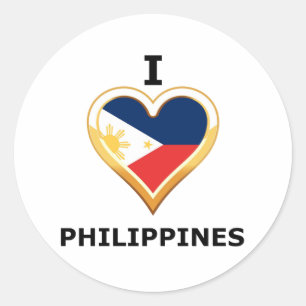 Sticker Rond J'aime Philippines