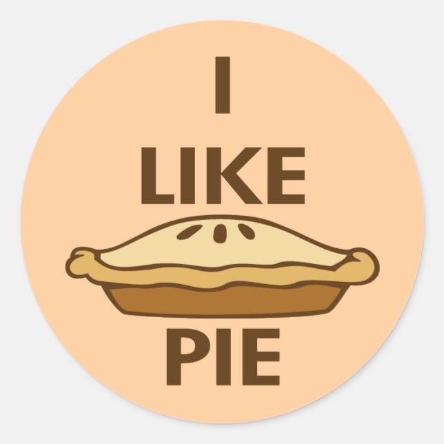Sticker Rond J'Aime Pie (Devant)