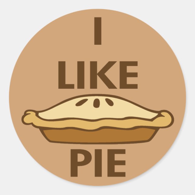 Sticker Rond J'Aime Pie (Devant)
