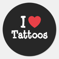 J'aime Tattoos coeur personnalisé