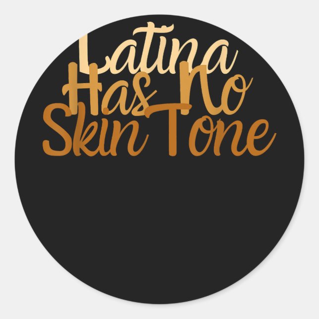 Sticker Rond J'aimerais qu'il fasse plus froid. Personne n'a ja (Devant)