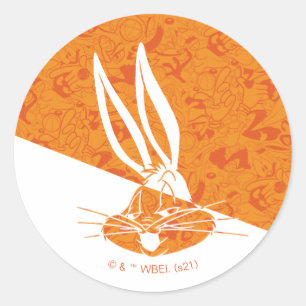 Sticker Rond JAM SPACE : UN NOUVEAU LEGAC™ BUGS BUNNY™ Mod Mo