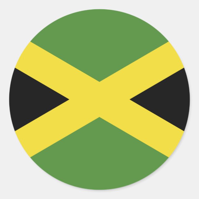 Sticker Rond Jamaïque (Devant)