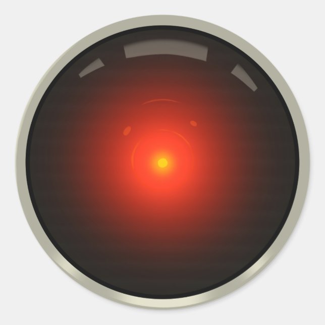 Sticker Rond Jamais seul (rouge) (Devant)