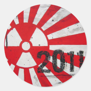 Sticker Rond Japon 2011...Mémoire