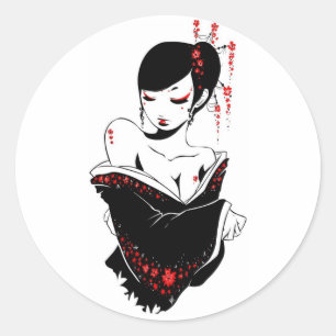 Sticker Rond _japonais