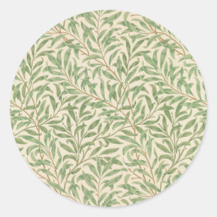 Sticker Rond Jardin aux branches de saule de William Morris Fle