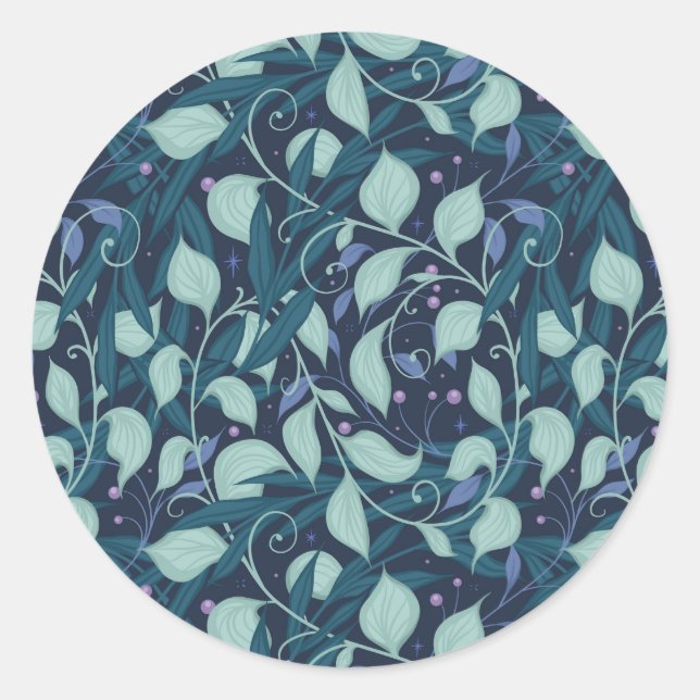 Sticker Rond Jardin de nuit (Devant)