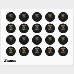 Sticker Rond Jardin d'enfants Ninja Jardin d'enfants