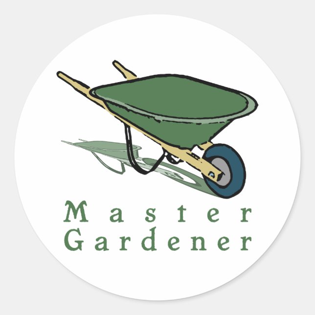 Sticker Rond Jardinier principal (Devant)