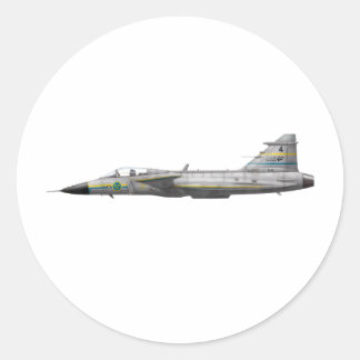Sticker Rond Jas 39 Gripen