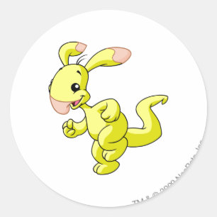 Sticker Rond Jaune Blumaroo