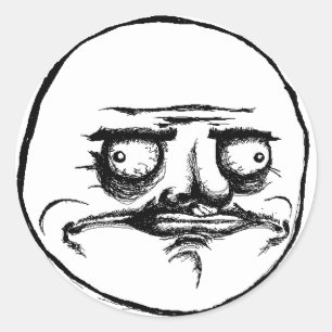 Sticker Rond J'autocollant de Gusta