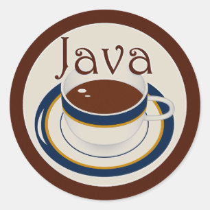 Sticker Rond Java