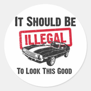 Sticker Rond Javelot 1971 d'AMC