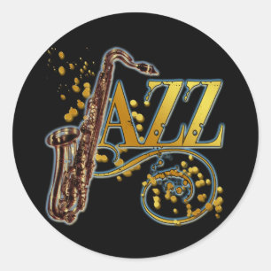 STICKER ROND JAZZ